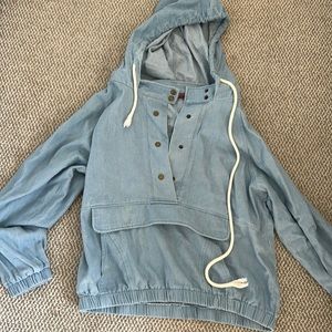Denim hoodie
